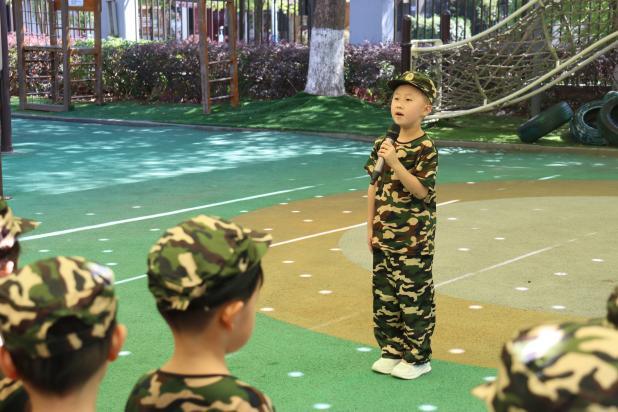 一抹军绿 爱我中华——杭州市丁兰第二幼儿园大班军训活动