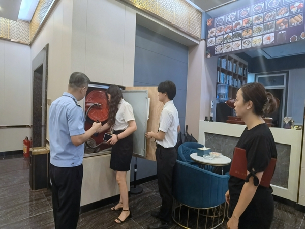 东升大队大队深入辖区公众聚集场所开展消防安全检查