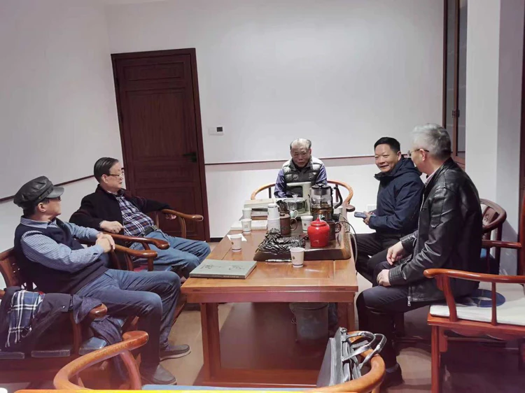 中宣部原常务副部长龚心瀚等一行莅临沈尹默纪念馆