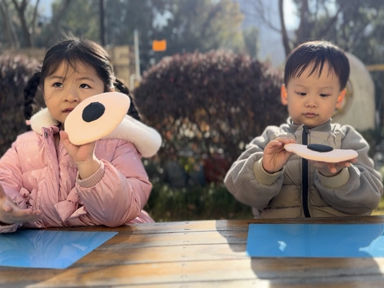 ​小手织暖,为小树穿新衣