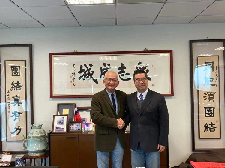 钮则坚拜会国民党副主席萧旭岑 探讨两岸民间交流新趋势