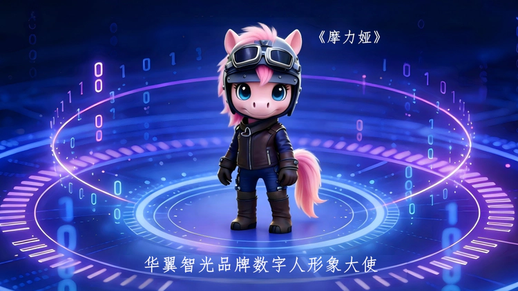 华翼智光品牌数字人“摩力娅”1.0公测版今日正式上线