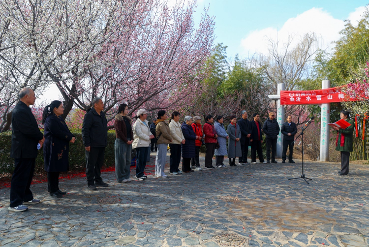 沂南民协“凤凰文化季”与沂水雪山梅园联谊活动成功举办