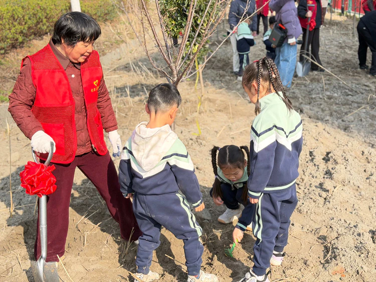杭州市丁蕙第二幼儿园萌娃赴社区之约,为家园添新绿