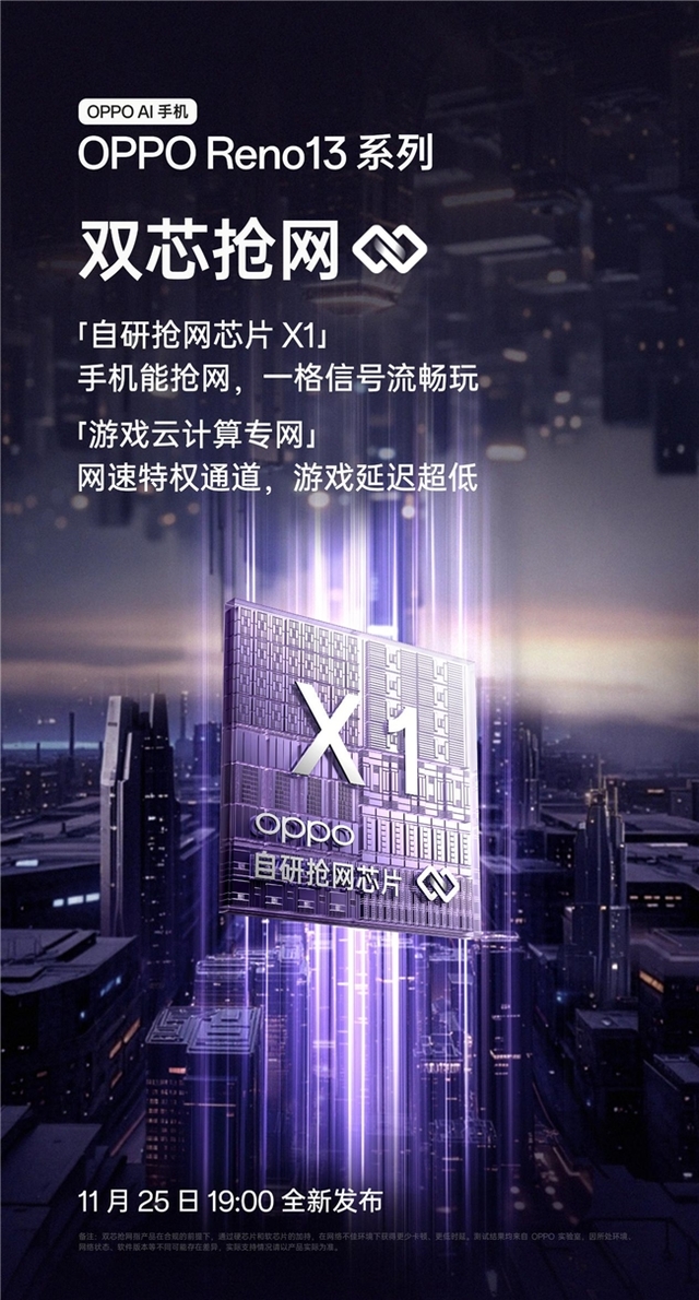 双芯抢网、双权威认证!OPPO Reno13系列成为业界首个「抢网手机」