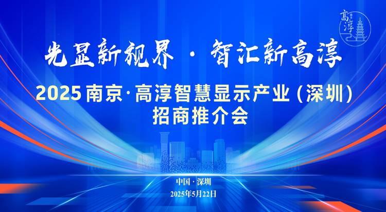 2025南京·高淳智慧显示产业(深圳)招商推介会成功举办
