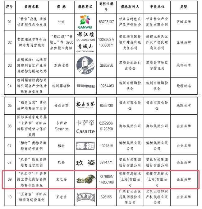 游戏唯一代表 《龙之谷》入选商标品牌培育运营典型案例