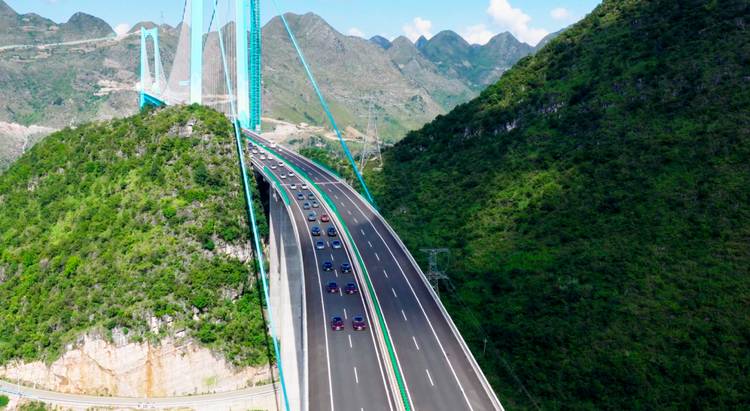 致敬中国创造,纵横G700见证“世界第一高桥”通车