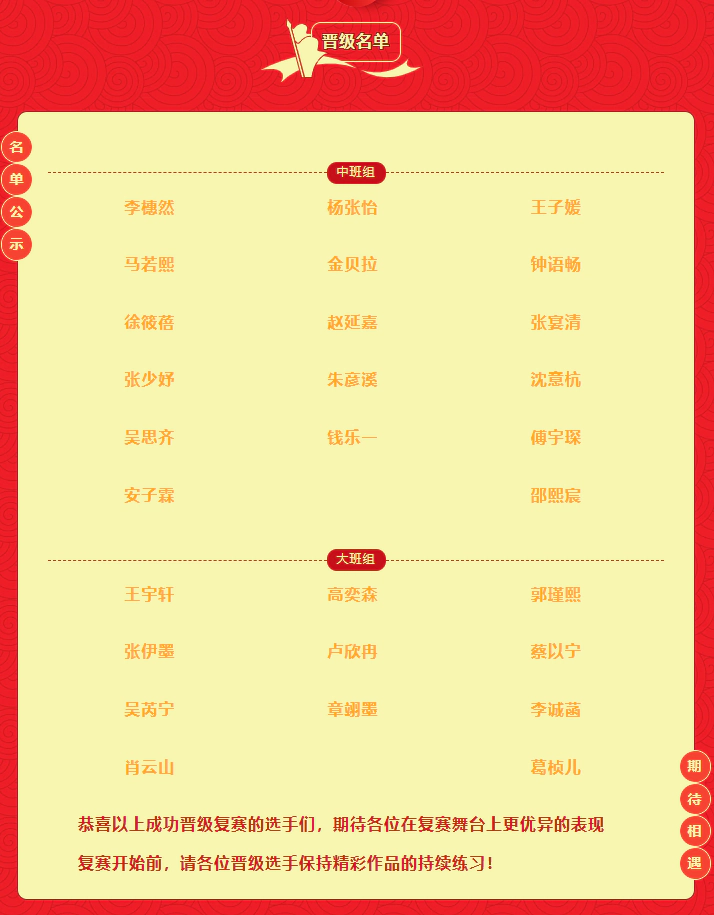 晋级名单公布|第七届贝杰熊故事会:宸新幼儿园初赛专场顺利举办