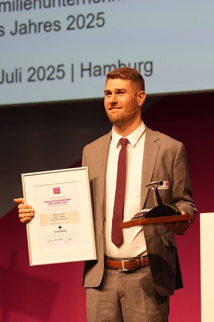 享誉全球：德国知名旅行箱包品牌travelite荣膺“2025 年度家族企业”称号