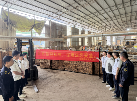 定南县林业局开展“护松2026”打击涉松材线虫病疫木违法犯罪行为专项整治行动