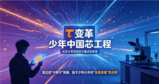 当“韬定律”遇见少年芯：一场重塑半导体未来的“中国式协同”正在北大深圳芯片重点实验室启航