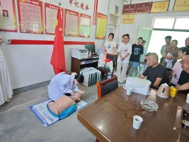 急救科普入乡村，西京青年守乡邻
