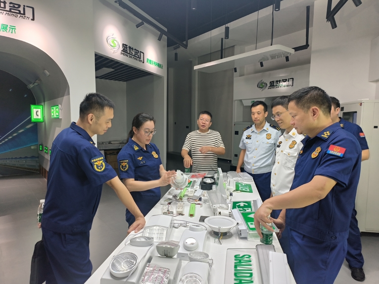 聚焦消防产品 中山市消防救援支队深入古镇生产企业一线开展实地调研