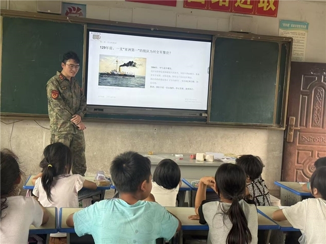 金溪陈坊积乡：全民国防教育月|普及国防知识 厚植少年家国情怀