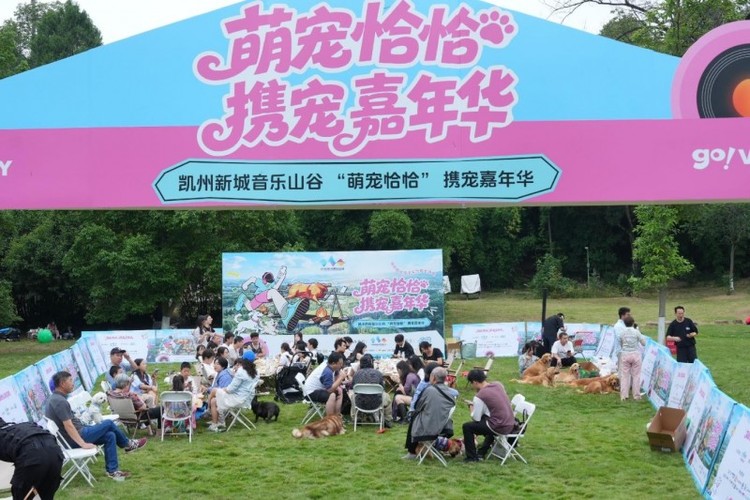 爪爪岛承办凯州新城音乐山谷“好运恰恰日”，萌宠专场嵌入文旅客流循环